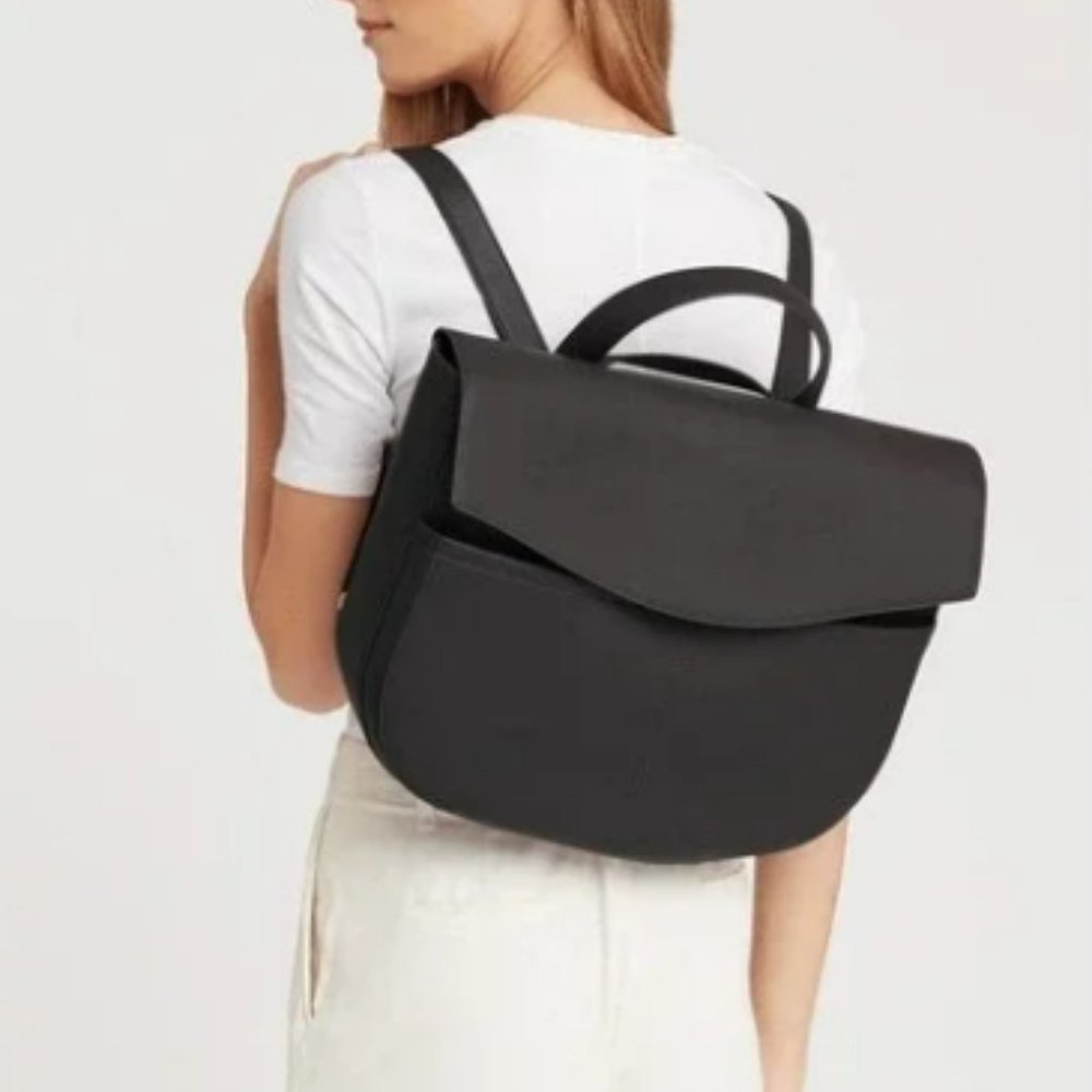 Cuyana Convertible Satchel Backpack, fits 13” laptop, Black